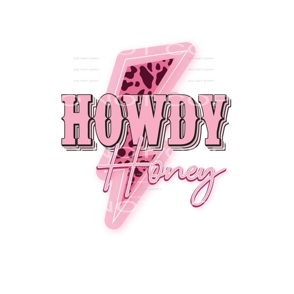 Howdy Honey # 269 Sublimation transfers - Heat Transfer