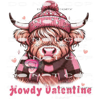 Howdy Valentine #11208 Sublimation transfer - Heat Transfer