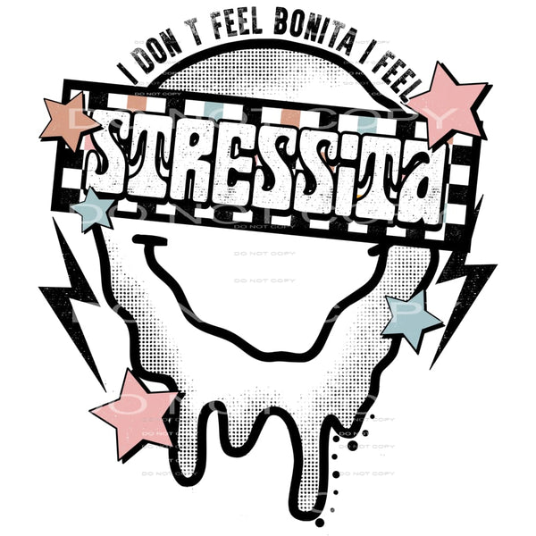 I feel stressed # 731 Sublimation transfers - Heat Transfer