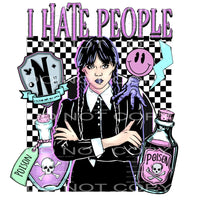 I Hate People #6032 Sublimation transfers - Heat Transfer