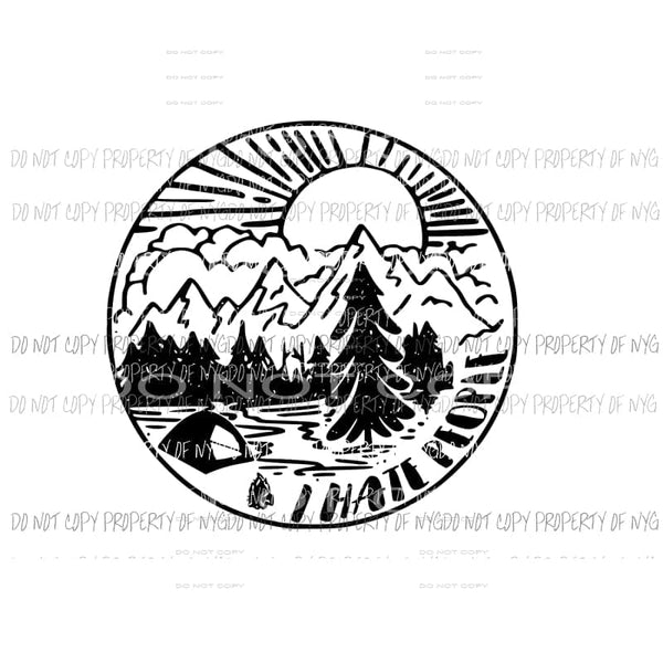 I Hate People Camping Outdoors #1 Sublimation transfers Heat Transfer