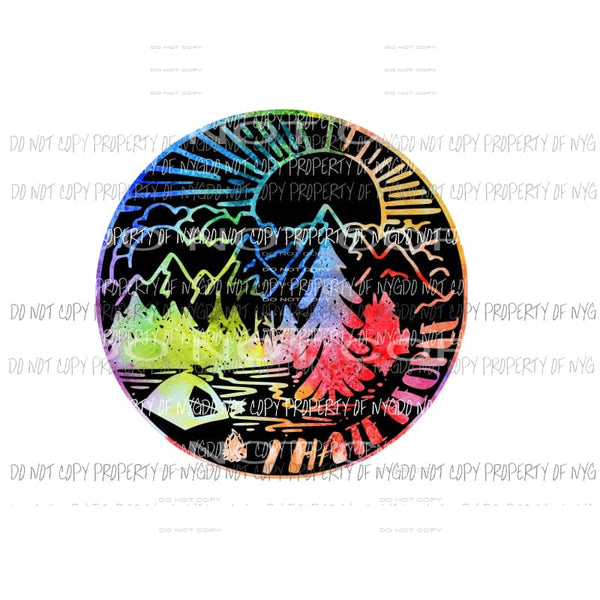 I Hate People Camping Outdoors #3 Sublimation transfers Heat Transfer