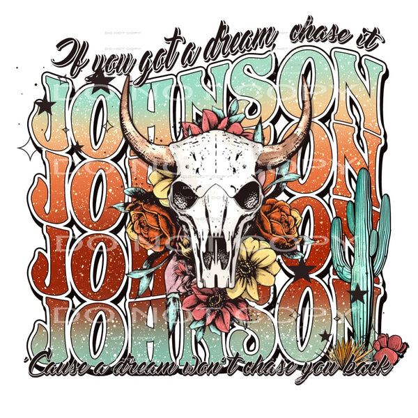 If you get a dream chase it # 321 Sublimation transfers -