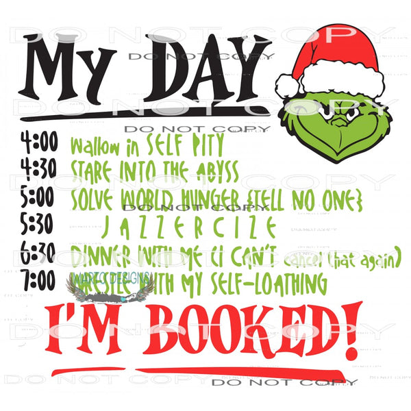 I’m Booked! #7584 Sublimation transfers - Heat Transfer