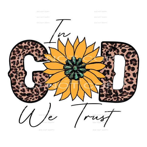 In god we trust # 356 Sublimation transfers - Heat Transfer
