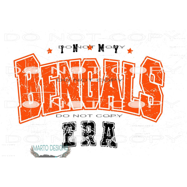 in my bengals era # 1006 Sublimation transfers - Heat