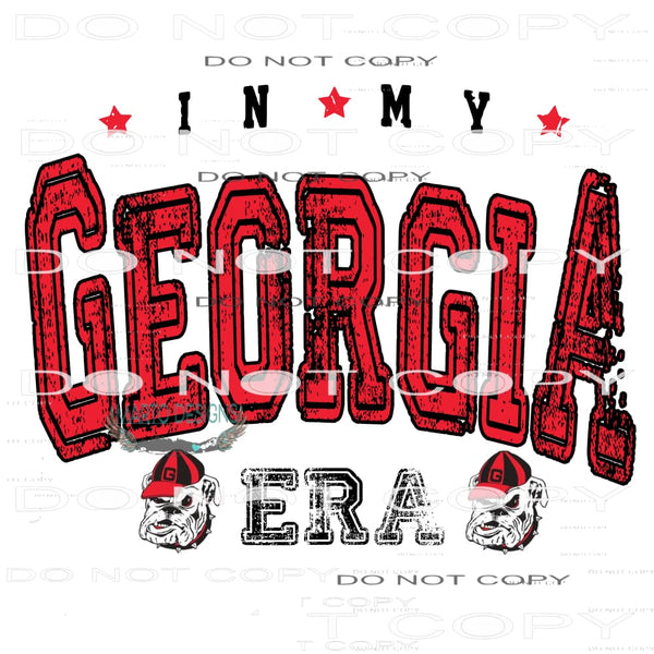 In My Georgia Era #10984 Sublimation transfer - Heat
