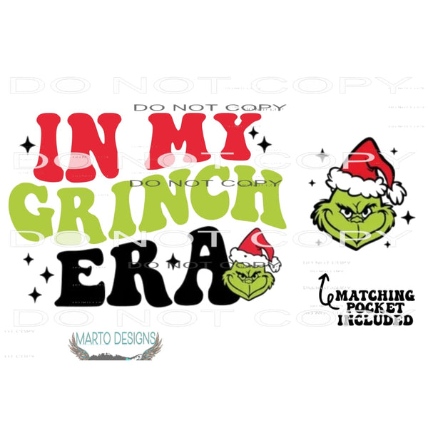in my grinch era # 1091 Sublimation transfers - Heat