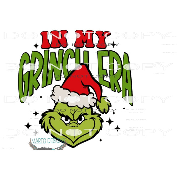 In my grinch era # 77001 Sublimation transfers - Heat