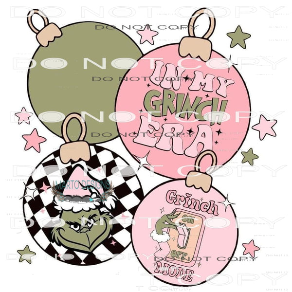 In My Grinch Era #8596 Sublimation transfers - Heat Transfer