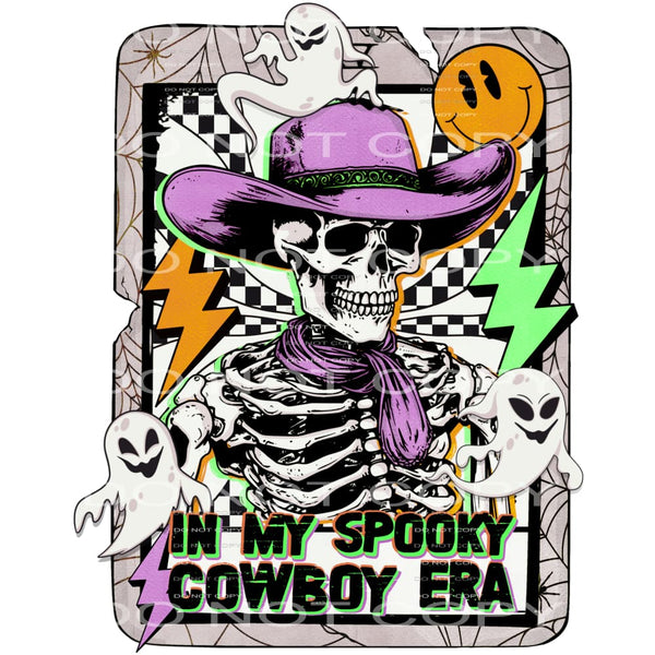 In My Spooky Cowboy Era #5933 Sublimation transfers - Heat