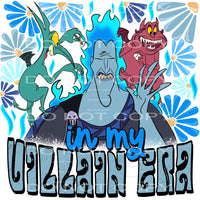 In my villain era # 1016 - Heat Transfer Graphic Tee -
