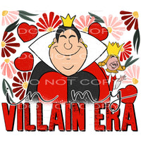 In my villain era # 1017 - Heat Transfer Graphic Tee -