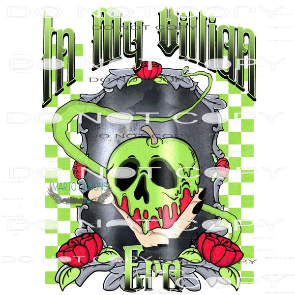 In My Villain Era #6600 Sublimation transfers - Heat
