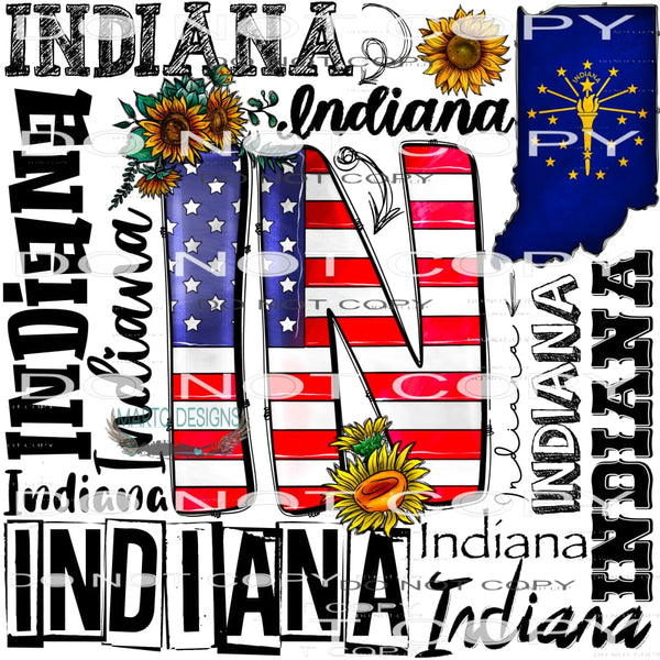 Indiana #10585 Sublimation transfers - Heat Transfer