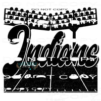 Indians stadium Sublimation transfers - Heat Transfer