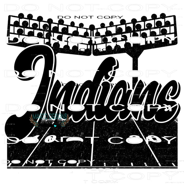 Indians stadium Sublimation transfers - Heat Transfer
