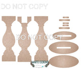 Interchangeable Candle Stick 3 sizes available Candlestick