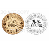 Interchangeable circle insert #026 candle stick and frame