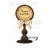 Interchangeable circle insert #027 candle stick and frame