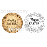 Interchangeable circle insert #027 candle stick and frame