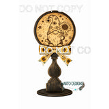 Interchangeable circle insert #030 candle stick and frame