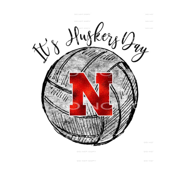 its a Huskers day volleyball # 89900 Sublimation transfers -