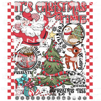 It’s Christmas Time #8022 Sublimation transfers - Heat