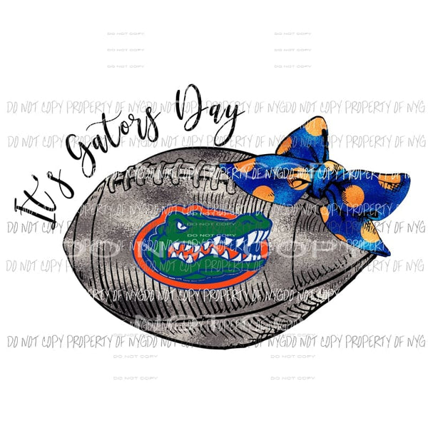 its gators day Sublimation transfers Heat Transfer
