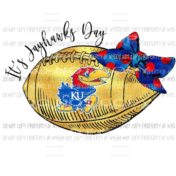 Its Jay hawks day Sublimation transfers Heat Transfer