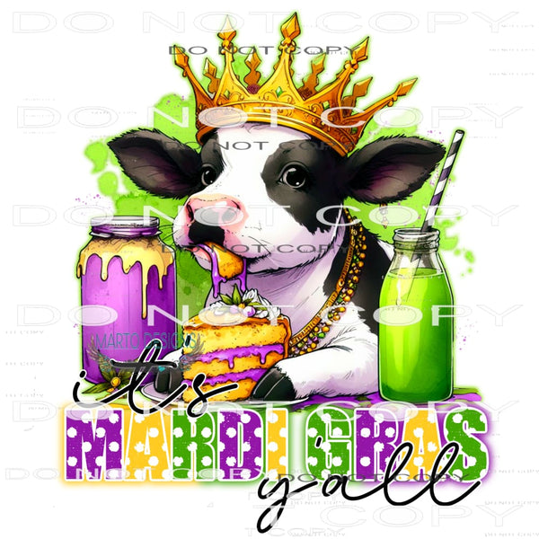 It’s Mardi Gras Y’all #9538 Sublimation transfers - Heat