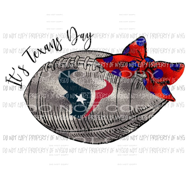 its texans day Sublimation transfers Heat Transfer