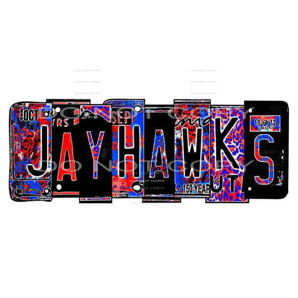 Jayhawks # 89930 Sublimation transfers - Heat Transfer