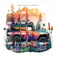 jeep # 107 Sublimation transfers - Heat Transfer Graphic Tee