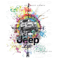 jeep # 122 Sublimation transfer - Heat Transfer Graphic Tee