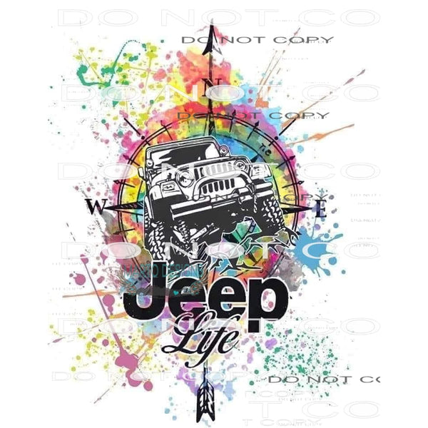 jeep # 122 Sublimation transfer - Heat Transfer Graphic Tee
