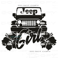 jeep girl # 1521 Sublimation transfers - Heat Transfer