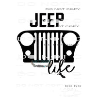 jeep life # 10034 Sublimation transfers - Heat Transfer