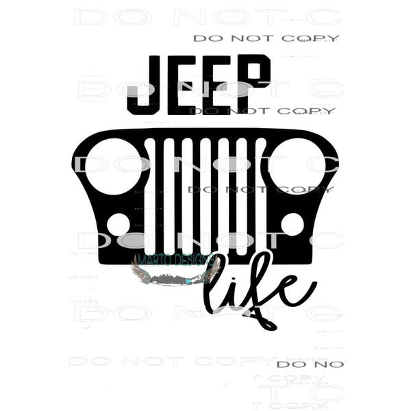 jeep life # 10034 Sublimation transfers - Heat Transfer