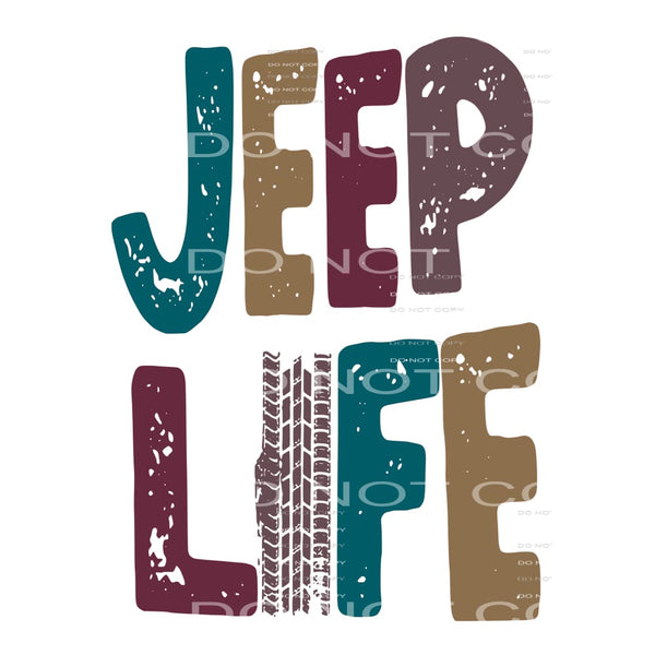 jeep life # 88843 Sublimation transfers - Heat Transfer