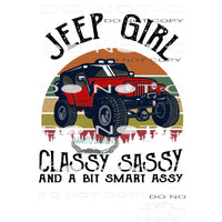 jeep sassy classy # 123123 Sublimation transfers - Heat