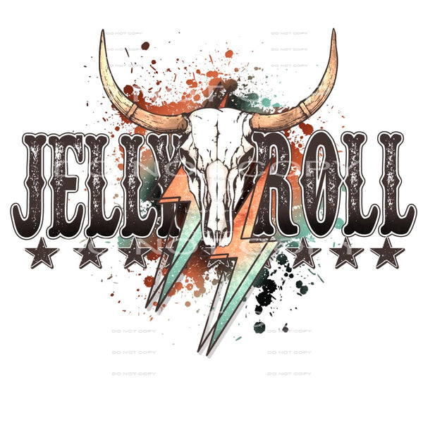 Jelly Roll # 318 Sublimation transfers - Heat Transfer