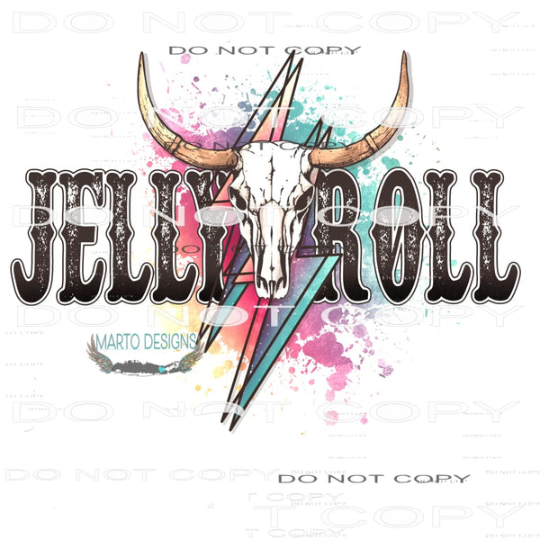 Jelly Roll #6700 Sublimation transfers - Heat Transfer