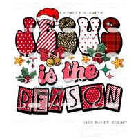 Jesus Is The Reason #8352 Sublimation transfers - Heat
