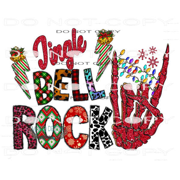 Jingle Bell Rock #8092 Sublimation transfers - Heat Transfer