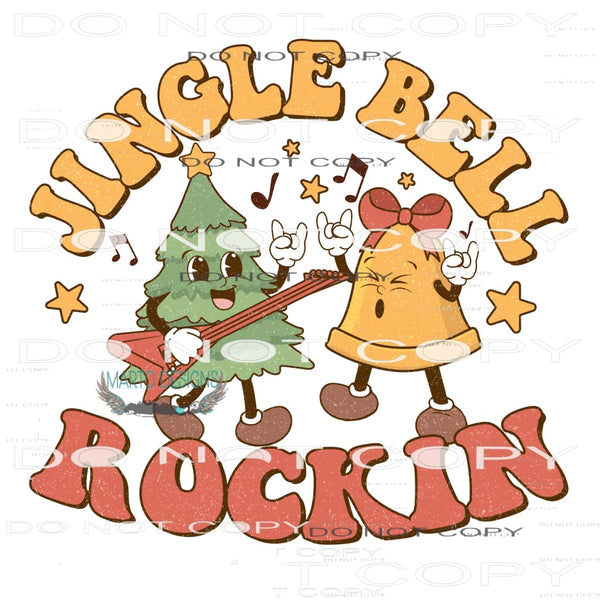 Jingle Bell Rockin #8195 Sublimation transfers - Heat