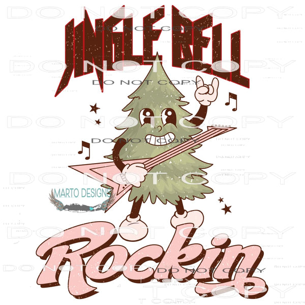Jingle Bell Rocking #8169 Sublimation transfers - Heat
