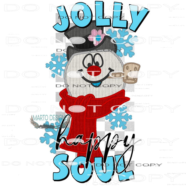 Jolly Happy Soul #6921 Sublimation transfers - Heat Transfer