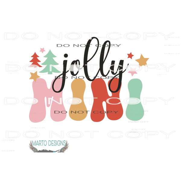 Jolly Mini #7898 Sublimation transfers - Heat Transfer
