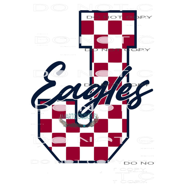 Joplin eagles # 155 Sublimation transfers - Heat Transfer